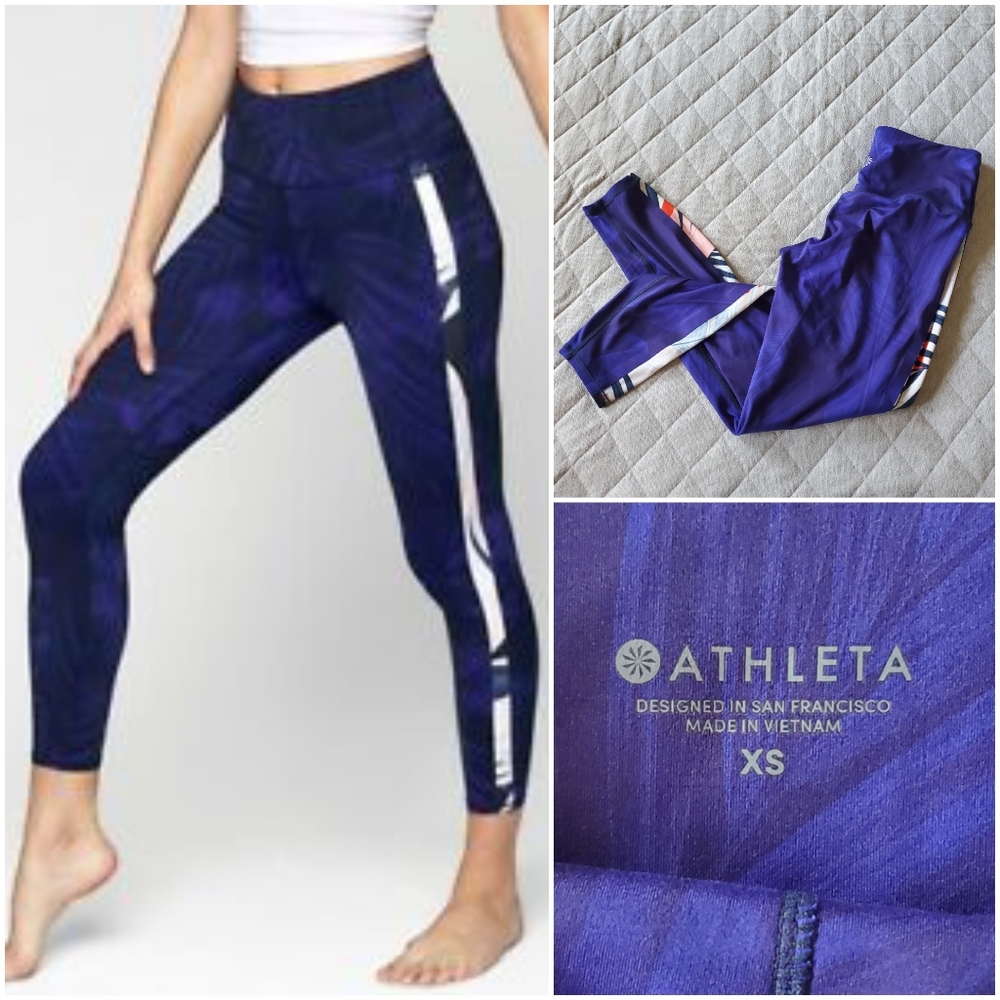 Athleta Reef Salutation 7/8 Tight XS